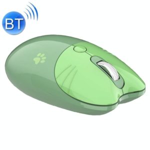 M3 3 Keys Cute Silent Laptop Wireless Mouse, Spec: Bluetooth Wireless Version (Green) (OEM)