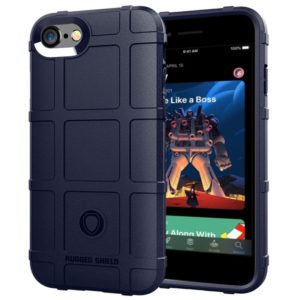 For iPhone SE 2022 / SE 2020 Full Coverage Shockproof TPU Case(Blue) (OEM)