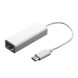10cm USB-C / Type-C 3.1 Highspeed Ethernet Adapter, For MacBook 12 inch / Chromebook Pixel 2015, Length: 10cm(White) (OEM)