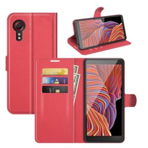 For Samsung Galaxy Xcover 5 / Xcover 5S Litchi Texture Horizontal Flip Protective Case with Holder & Card Slots & Wallet(Red) (OEM)