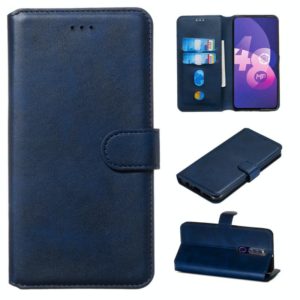 For OPPO F11 Pro / R19 Classic Calf Texture Horizontal Flip PU Leather Case, with Holder & Card Slots & Wallet(Blue) (OEM)