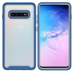 For Samsung Galaxy S10 Plus Starry Sky Solid Color Series Shockproof PC + TPU Protective Case(Royal Blue) (OEM)