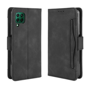 For Huawei nova 7i/P40 lite/Nova 6SE Wallet Style Skin Feel Calf Pattern Leather Case ，with Separate Card Slot(Black) (OEM)