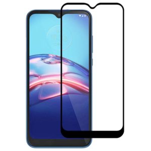 For Motorola Moto E (2020) Full Glue Full Screen Tempered Glass Film(Black) (OEM)