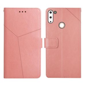 For Gigaset GS4 Y Stitching Horizontal Flip Leather Phone Case(Rose Gold) (OEM)