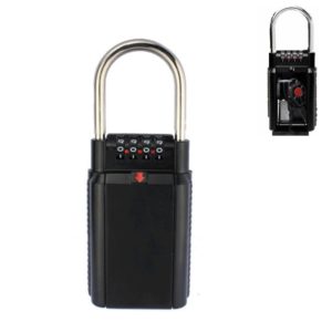 Password Key Box Household Wall-Mounted Decoration Site Password Box(Black) (OEM)