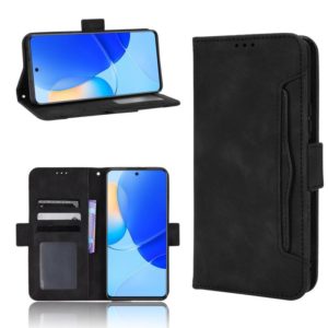 For Honor 50 SE / Huawei nova 9 SE Skin Feel Calf Texture Card Slots Leather Phone Case(Black) (OEM)
