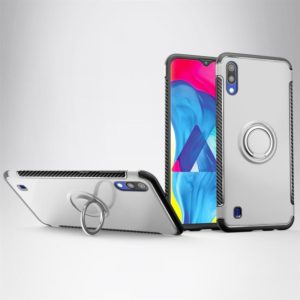 Magnetic 360 Degrees Rotation Ring Armor Protective Case for Galaxy M10 (Silver) (OEM)