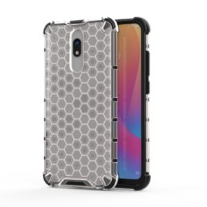 For Redmi 8 Shockproof Honeycomb PC + TPU Case(White) (OEM)