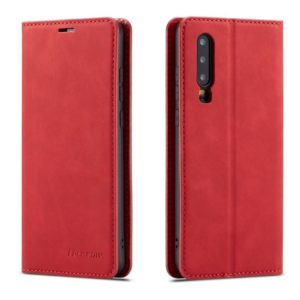 For Huawei P30 Forwenw Dream Series Oil Edge Strong Magnetism Horizontal Flip Leather Case with Holder & Card Slots & Wallet & Photo Frame(Red) (Forwenw) (OEM)