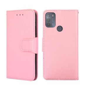 For Motorola Moto G50 Crystal Texture Leather Phone Case(Pink) (OEM)