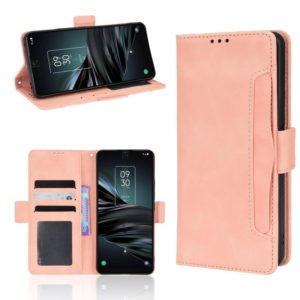 For TCL 20 XE Skin Feel Calf Pattern Leather Phone Case(Pink) (OEM)