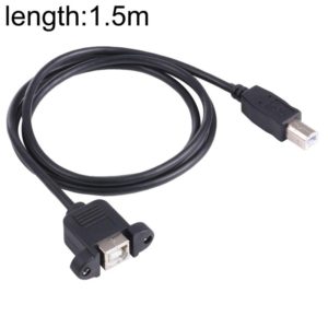 USB BM to BF Printer Extension Cable with Screw Hole, Length: 1.5m (OEM)