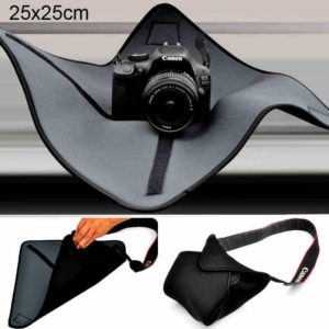 Shockproof Neoprene Bag Magic Wrap Blanket for Canon / Nikon / Sony Camera Lens, Size: 25 x 25cm (OEM)