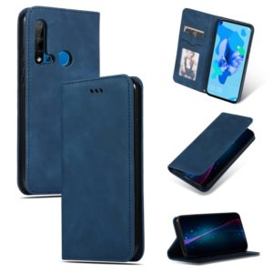 Retro Skin Feel Business Magnetic Horizontal Flip Leather Case for Huawei P20 Lite 2019 / Nova 5i(Navy Blue) (OEM)