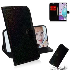 For LG K31 / Aristo 5 Solid Color Colorful Magnetic Buckle Horizontal Flip PU Leather Case with Holder & Card Slots & Wallet & Lanyard(Black) (OEM)