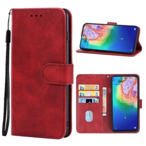 Leather Phone Case For TCL 20 5G(Red) (OEM)