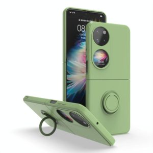 For Huawei P50 Pocket Ring Holder PC Phone Case(Green) (OEM)