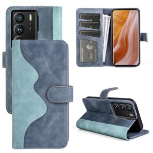 For ZTE Axon 40 Ultra Stitching Horizontal Flip Leather Phone Case(Blue) (OEM)