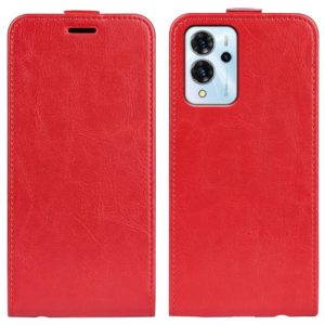 For ZTE Blade V40 Pro R64 Texture Vertical Flip Leather Phone Case(Red) (OEM)