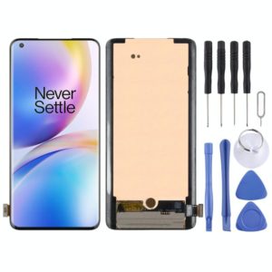AMOLED LCD Screen for OnePlus 8 Pro with Digitizer Full Assembly(Black) (OEM)