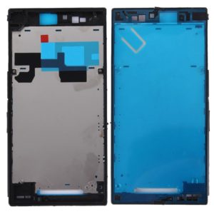 Front Housing LCD Frame Bezel Plate for Sony Xperia Z Ultra / XL39h / C6802(Black) (OEM)