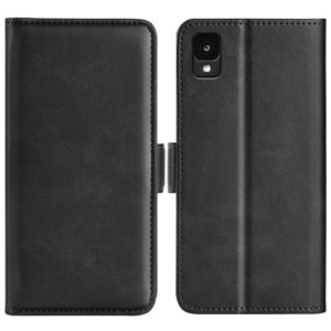 For TCL 30 Z Dual-side Magnetic Buckle Leather Phone Case(Black) (OEM)
