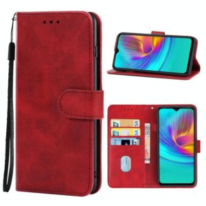 Leather Phone Case For Tecno Pop 4(Red) (OEM)