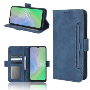 For Blackview A55 Skin Feel Calf Pattern Leather Phone Case(Blue) (OEM)
