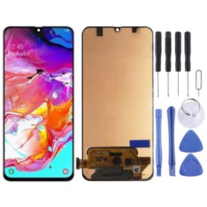 LCD Screen and Digitizer Full Assembly for Galaxy A70, M-A705F/DS, SM-A705FN/DS, SM-A705GM/DS, SM-A705MN/DS, SM-A7050(Black) (OEM)