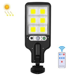 Solar Street Light LED Human Body Induction Garden Light, Spec: 616B-72 COB With Remote Control (OEM)