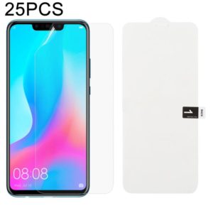 25 PCS Soft Hydrogel Film Full Cover Front Protector with Alcohol Cotton + Scratch Card for Huawei Nova 3 / 3i (OEM)