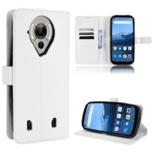 For Oukitel WP16 Diamond Texture Leather Phone Case(White) (OEM)