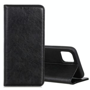 For Galaxy S10 Lite / A91 Magnetic Retro Crazy Horse Texture Horizontal Flip Leather Case with Holder & Card Slots(Black) (OEM)