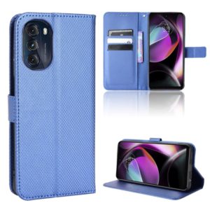 For Motorola Moto G 5G 2022 Diamond Texture Leather Phone Case(Blue) (OEM)