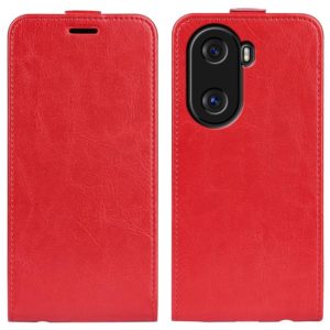 For Honor X40i R64 Texture Vertical Flip Leather Phone Case(Red) (OEM)