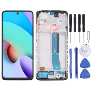 Original AMOLED LCD Screen and Digitizer Full Assembly with Frame for Xiaomi Redmi Note 11 4G 2201117TG (OEM)