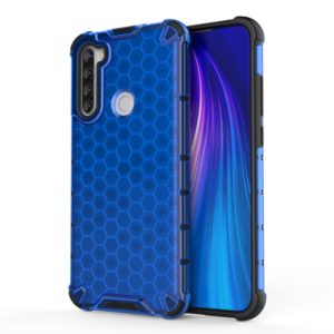 For Xiaomi Redmi Note 8T Shockproof Honeycomb PC + TPU Case(Blue) (OEM)