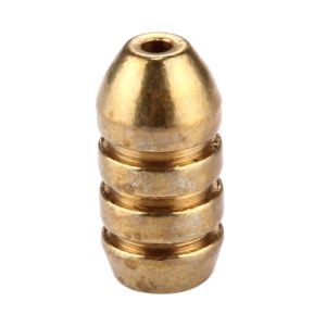 4g Threaded Copper Bullet Fishing Sinker Fishing Weights Soft lure Accessory (OEM)
