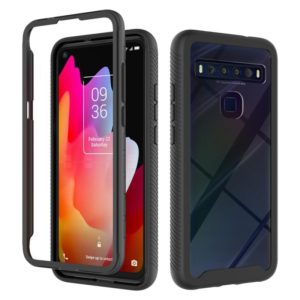 For TCL 10L Starry Sky Solid Color Series Shockproof PC + TPU Case(Black) (OEM)