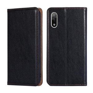 For Sony Xperia Ace II Gloss Oil Solid Color Magnetic Leather Phone Case(Black) (OEM)