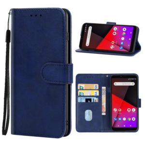 Leather Phone Case For Vodafone Smart X9(Blue) (OEM)