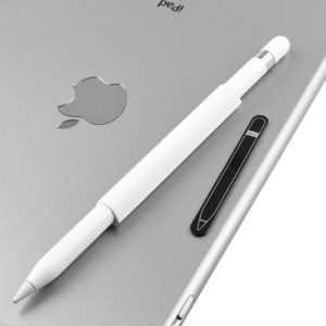 Magnetic Sleeve Silicone Holder Grip Set for Apple Pencil (White) (OEM)