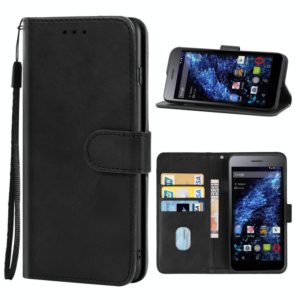 For Tecno W4 Leather Phone Case(Black) (OEM)
