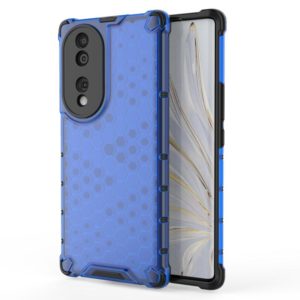 For Honor 70 5G Honeycomb Phone Case(Blue) (OEM)