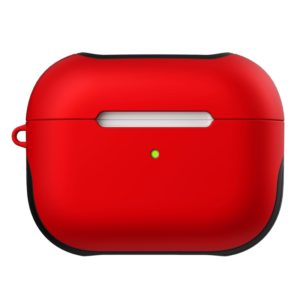 For Apple AirPods Pro Glossy PC Bluetooth Headphone Protective Case(Red) (OEM)
