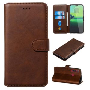 For Motorola Moto G8 Play / One Macro Classic Calf Texture Horizontal Flip PU Leather Case, with Holder & Card Slots & Wallet(Brown) (OEM)