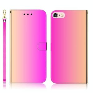 For iPhone 6 / 6s Imitated Mirror Surface Horizontal Flip Leather Case with Holder & Card Slots & Wallet & Lanyard(Gradient Color) (OEM)