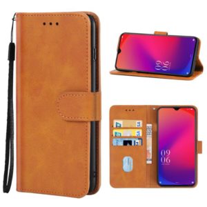 Leather Phone Case For Doogee X95 Pro(Brown) (OEM)