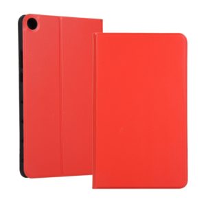 Universal Spring Texture TPU Protective Case for Huawei Honor Tab 5 8 inch / Mediapad M5 Lite 8 inch, with Holder(Red) (OEM)